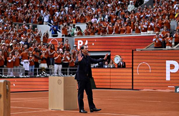 Rafael Nadal honored with tribute ceremony on Day 1 of French Open in Paris