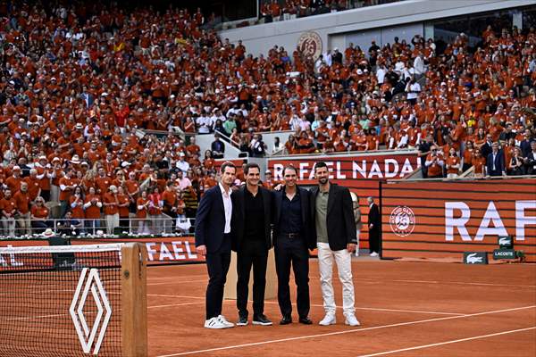 Rafael Nadal honored with tribute ceremony on Day 1 of French Open in Paris