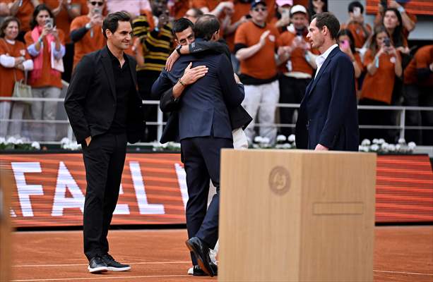 Rafael Nadal honored with tribute ceremony on Day 1 of French Open in Paris