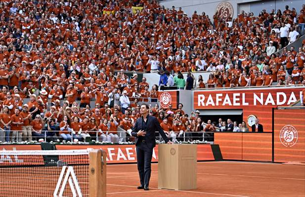 Rafael Nadal honored with tribute ceremony on Day 1 of French Open in Paris