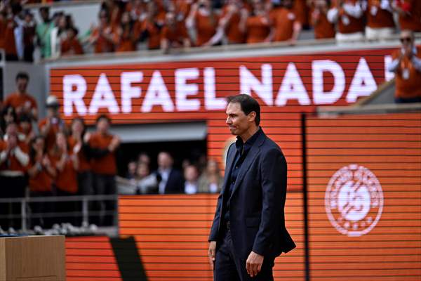 Rafael Nadal honored with tribute ceremony on Day 1 of French Open in Paris