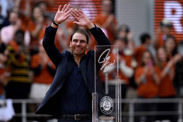 Rafael Nadal honored with tribute ceremony on Day 1 of French Open in Paris