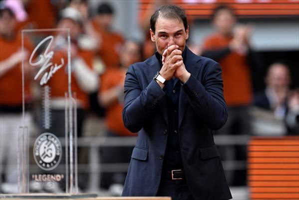 Rafael Nadal honored with tribute ceremony on Day 1 of French Open in Paris