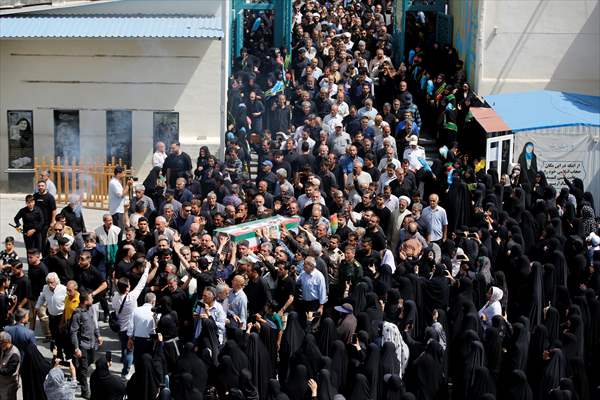 Funeral for Revolutionary Guard killed in Israeli attack on Iran