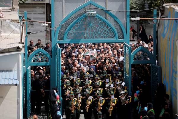 Funeral for Revolutionary Guard killed in Israeli attack on Iran