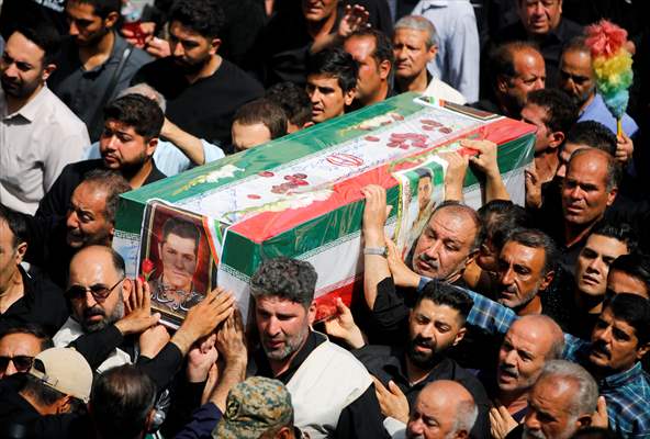 Funeral for Revolutionary Guard killed in Israeli attack on Iran
