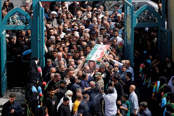 Funeral for Revolutionary Guard killed in Israeli attack on Iran