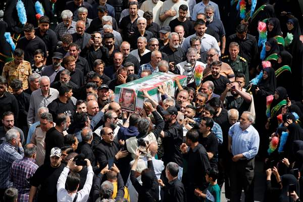 Funeral for Revolutionary Guard killed in Israeli attack on Iran