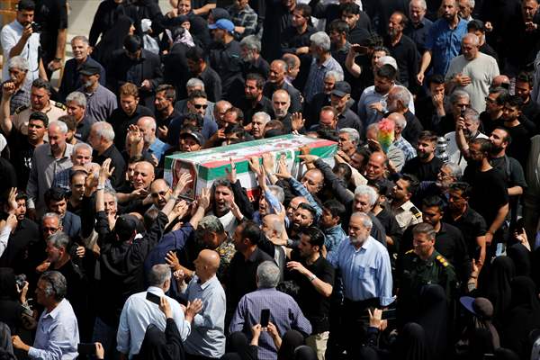 Funeral for Revolutionary Guard killed in Israeli attack on Iran
