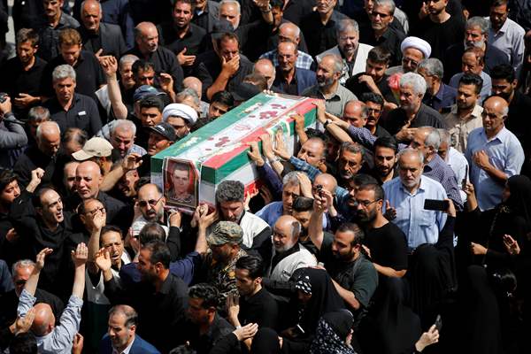 Funeral for Revolutionary Guard killed in Israeli attack on Iran