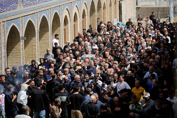 Funeral for Revolutionary Guard killed in Israeli attack on Iran