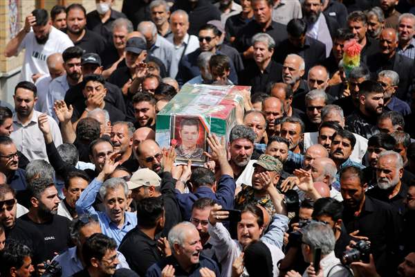Funeral for Revolutionary Guard killed in Israeli attack on Iran