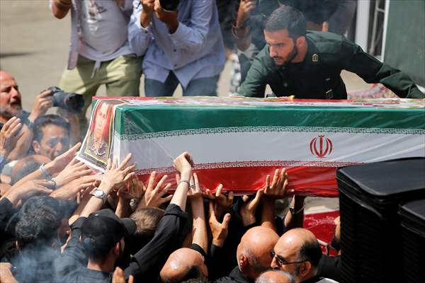 Funeral for Revolutionary Guard killed in Israeli attack on Iran