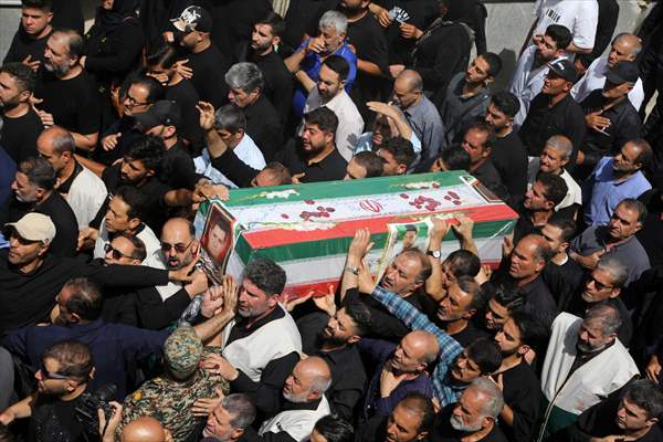 Funeral for Revolutionary Guard killed in Israeli attack on Iran