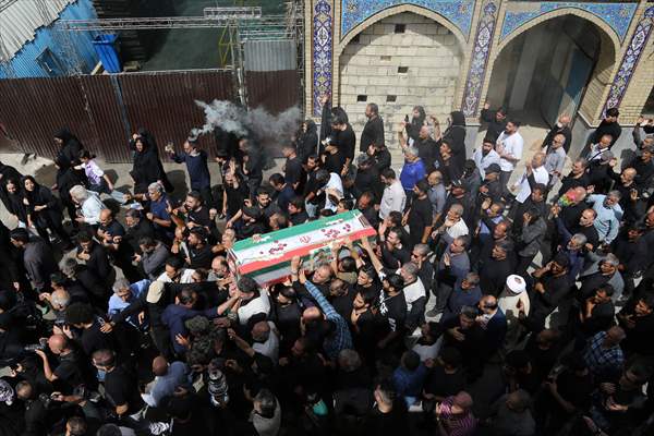 Funeral for Revolutionary Guard killed in Israeli attack on Iran