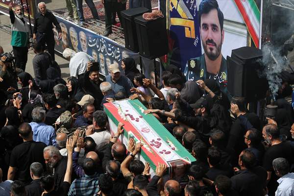 Funeral for Revolutionary Guard killed in Israeli attack on Iran