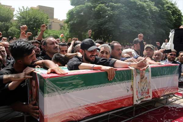 Funeral for Revolutionary Guard killed in Israeli attack on Iran