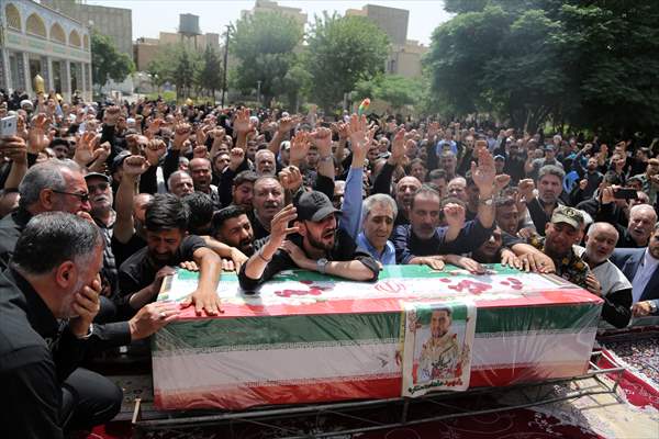 Funeral for Revolutionary Guard killed in Israeli attack on Iran