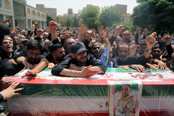 Funeral for Revolutionary Guard killed in Israeli attack on Iran