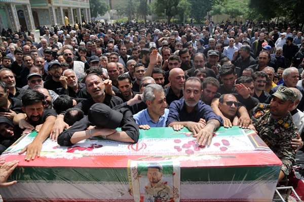 Funeral for Revolutionary Guard killed in Israeli attack on Iran