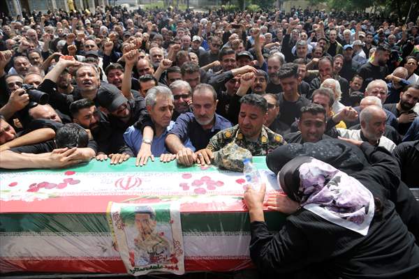 Funeral for Revolutionary Guard killed in Israeli attack on Iran