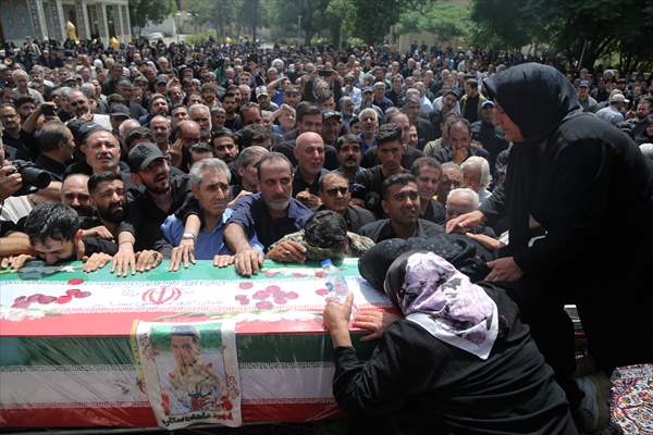 Funeral for Revolutionary Guard killed in Israeli attack on Iran