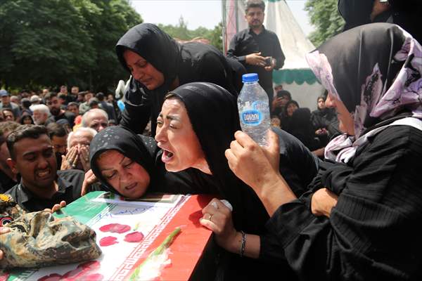 Funeral for Revolutionary Guard killed in Israeli attack on Iran