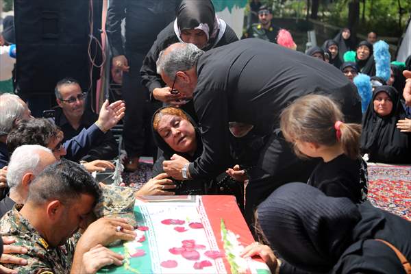 Funeral for Revolutionary Guard killed in Israeli attack on Iran
