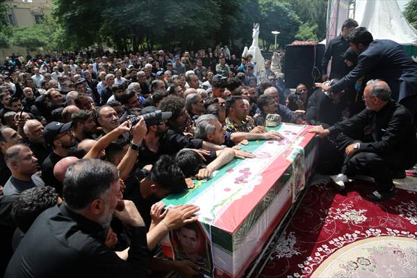 Funeral for Revolutionary Guard killed in Israeli attack on Iran