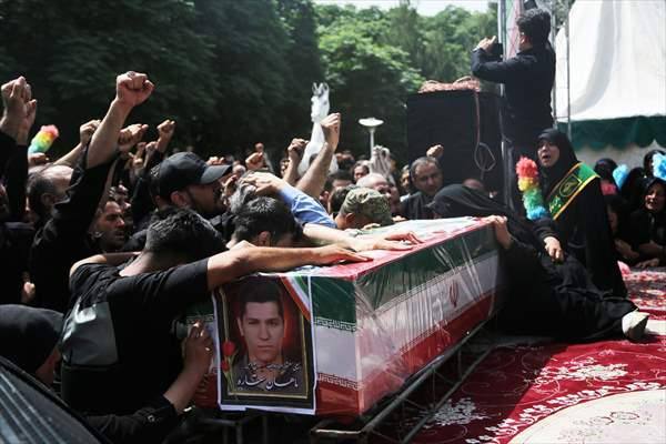 Funeral for Revolutionary Guard killed in Israeli attack on Iran