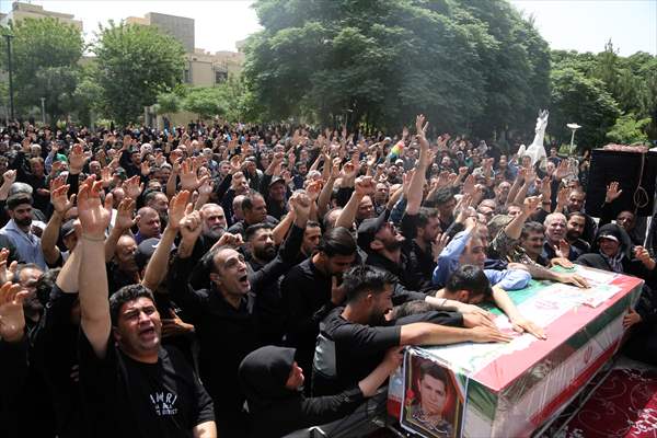 Funeral for Revolutionary Guard killed in Israeli attack on Iran