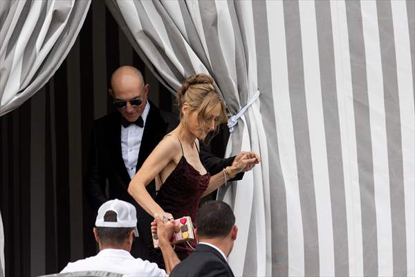 Billionaire entrepreneur Jeff Bezos' wedding in Venice