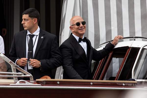 Billionaire entrepreneur Jeff Bezos' wedding in Venice