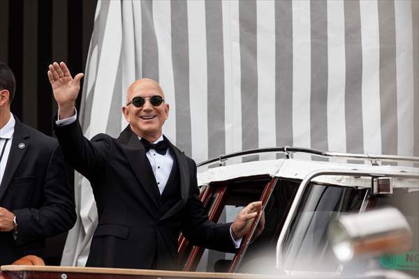 Billionaire entrepreneur Jeff Bezos' wedding in Venice