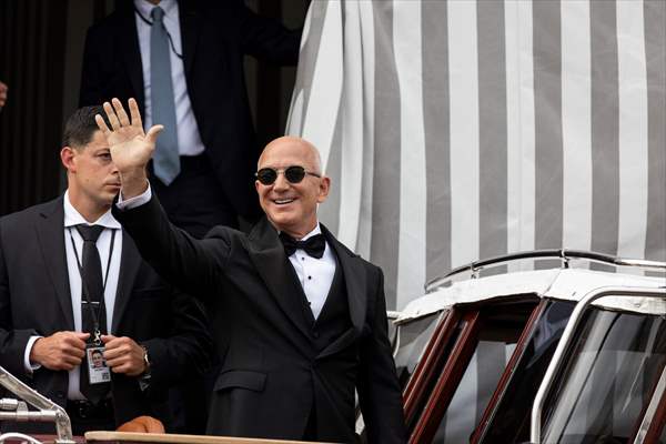 Billionaire entrepreneur Jeff Bezos' wedding in Venice