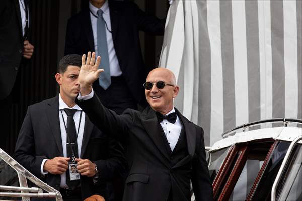 Billionaire entrepreneur Jeff Bezos' wedding in Venice