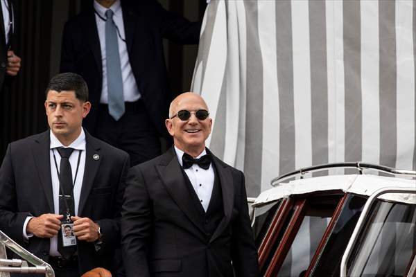 Billionaire entrepreneur Jeff Bezos' wedding in Venice
