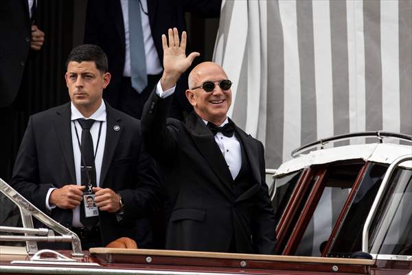 Billionaire entrepreneur Jeff Bezos' wedding in Venice