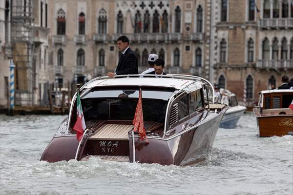 Billionaire entrepreneur Jeff Bezos' wedding in Venice