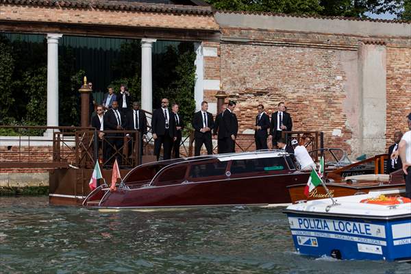 Billionaire entrepreneur Jeff Bezos' wedding in Venice