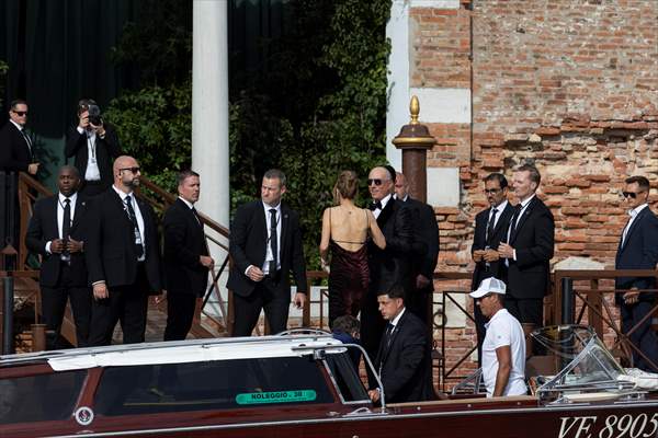 Billionaire entrepreneur Jeff Bezos' wedding in Venice