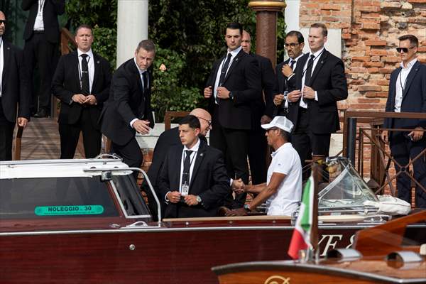 Billionaire entrepreneur Jeff Bezos' wedding in Venice