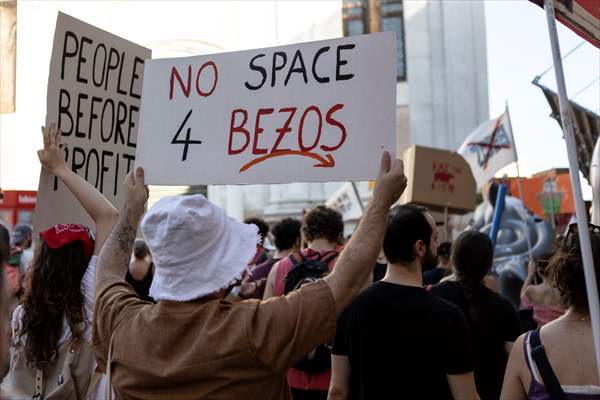 Venice activists call for ‘No Bezos, No War’ march to protest billionaire’s wedding