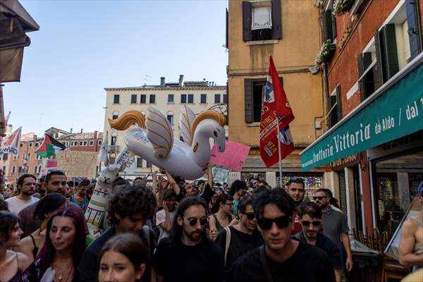 Venice activists call for ‘No Bezos, No War’ march to protest billionaire’s wedding