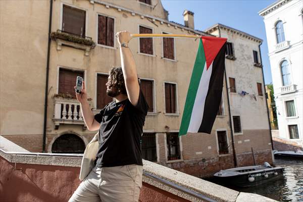 Venice activists call for ‘No Bezos, No War’ march to protest billionaire’s wedding