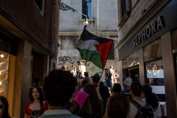 Venice activists call for ‘No Bezos, No War’ march to protest billionaire’s wedding