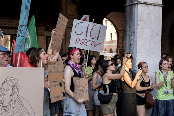 Venice activists call for ‘No Bezos, No War’ march to protest billionaire’s wedding