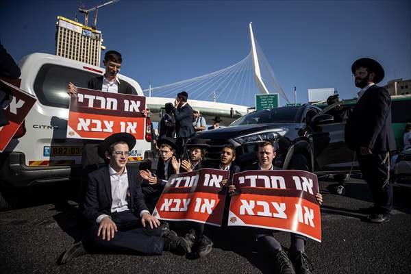 Israel arrests 3 ultra-Orthodox men for dodging military draft in first-ever police action