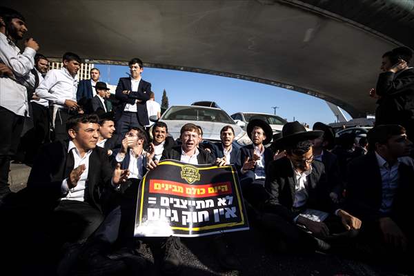 Israel arrests 3 ultra-Orthodox men for dodging military draft in first-ever police action