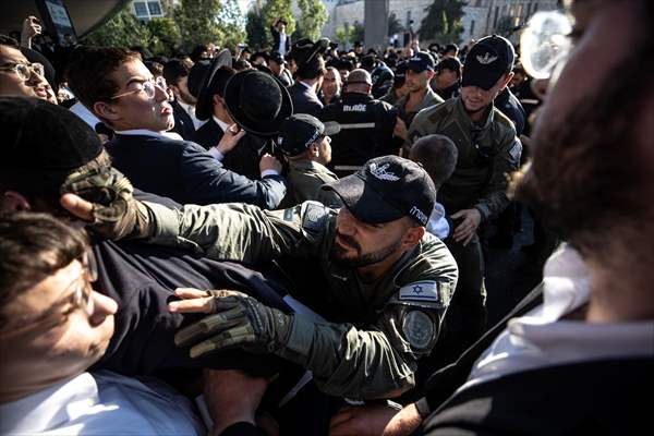 Israel arrests 3 ultra-Orthodox men for dodging military draft in first-ever police action